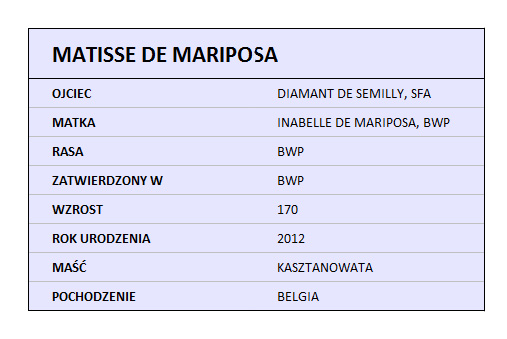 MATISSE DE MARIPOSA