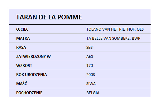 TARAN DE LA POMME
